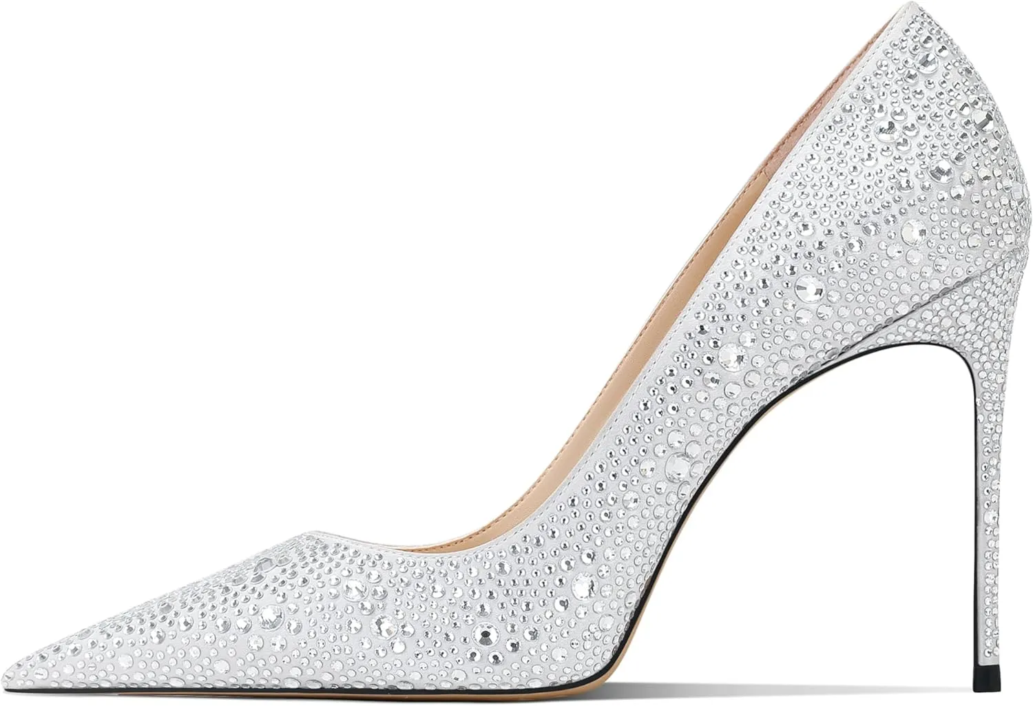 Women's High Heel Pumps Elegant Stiletto Heels with Cushioned Insole for Party and Office Comfortable Slip-On Design Ideal for Formal and Casual Occasions