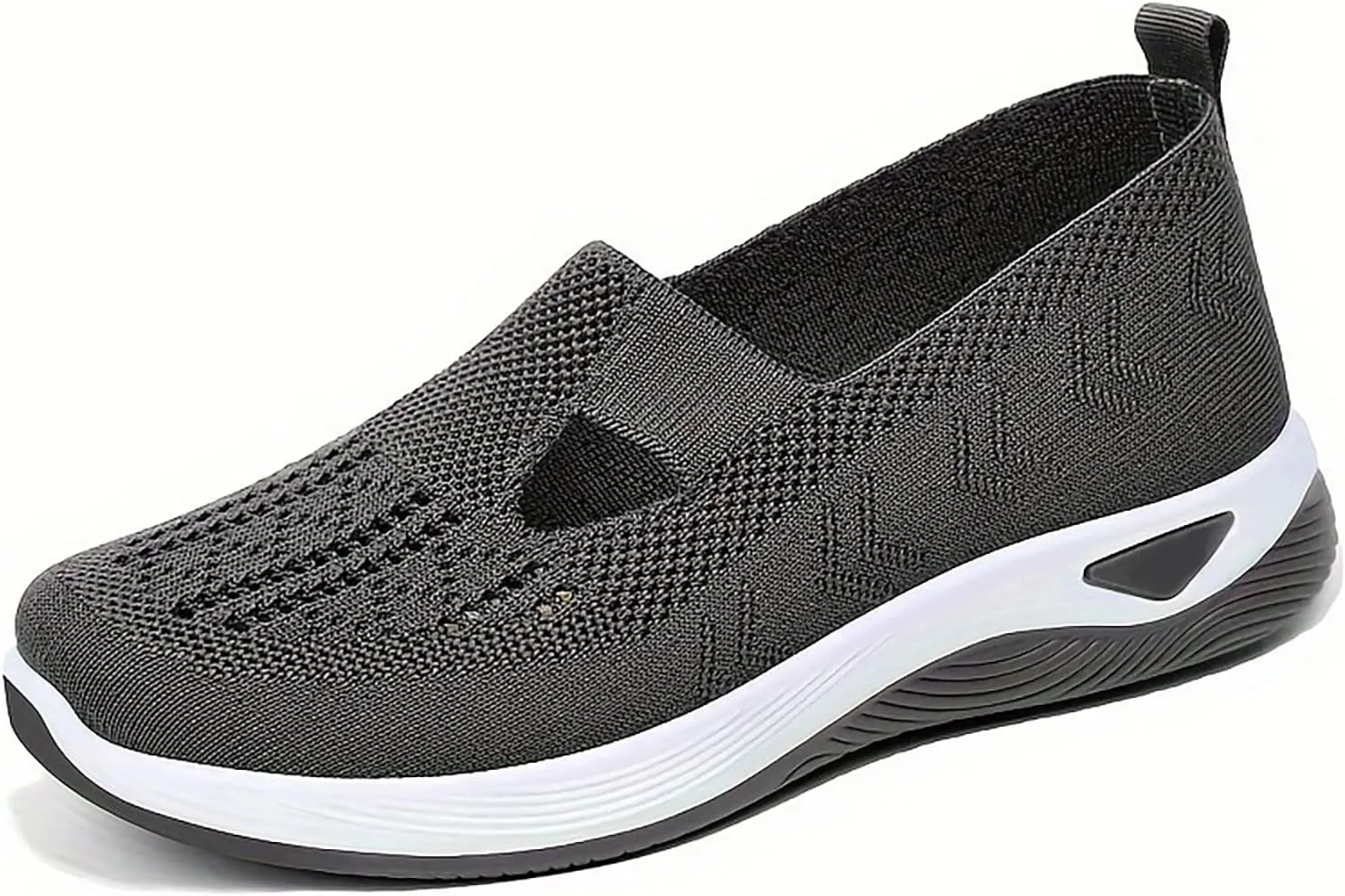 Women's Slip on Sneakers Shoes Woven Orthopedic Walking Shoes Women Mesh Breathable Casual Tennis Shoes Women Shoes Sneakers Steel Toe Tennis Shoe White Loafers