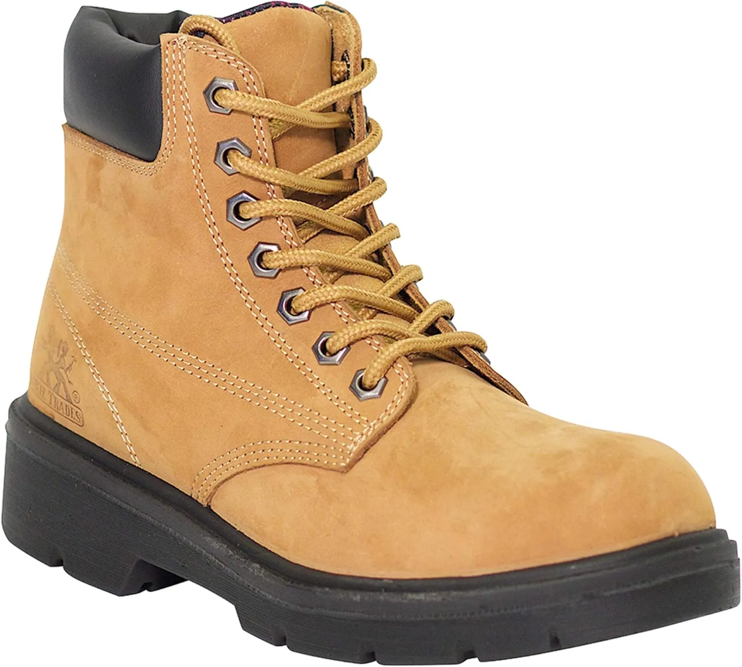 Womens Tan Leather Alice 6in ST PR Work Boots 8.5 D