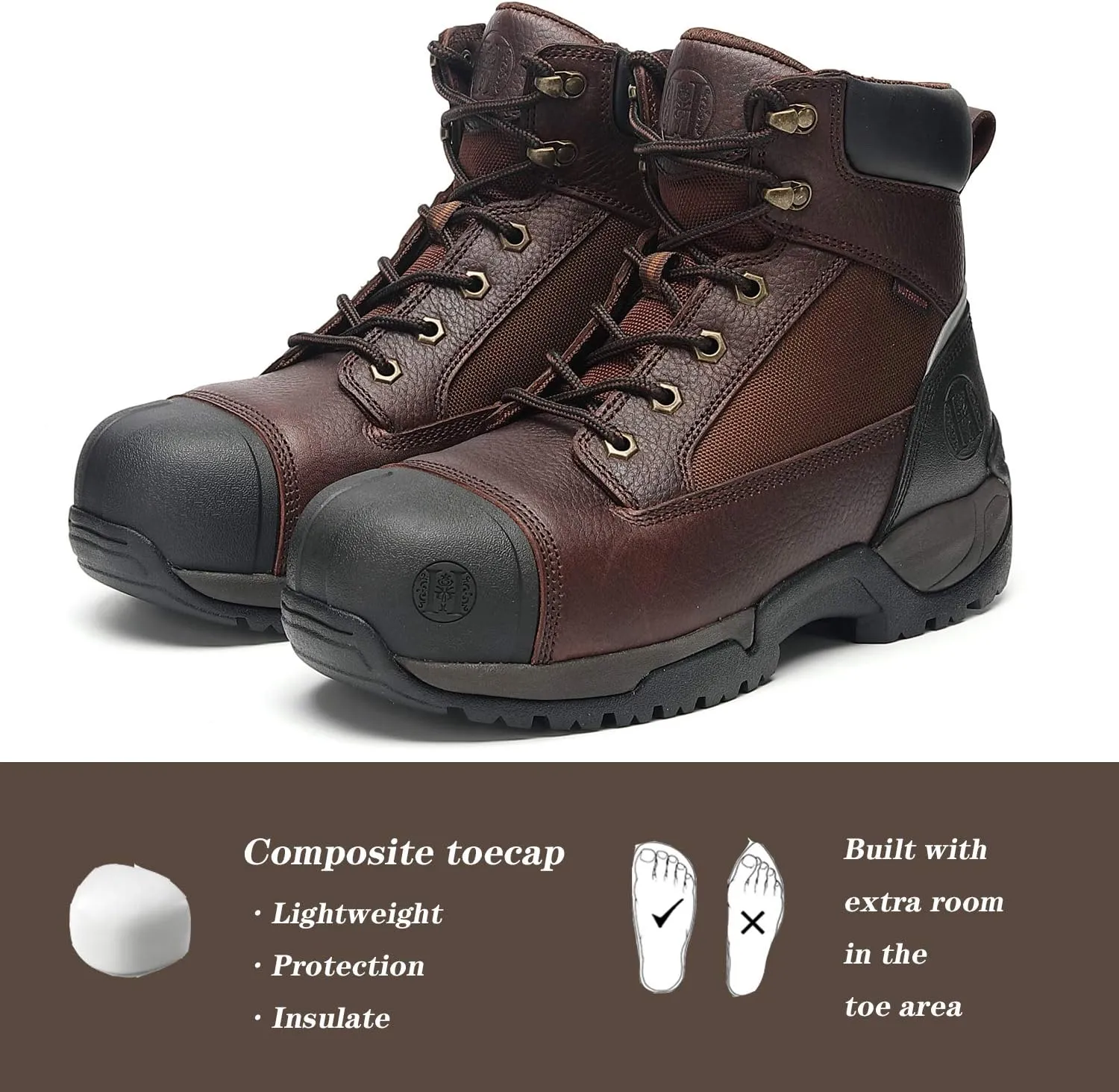 Work Boots for Men 10.5 Safety Working Boots