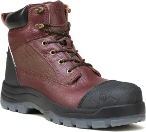 Work Boots for Men, 6" Composite Toe Waterproof Mens Work Boots, Non-Slip Puncture-Proof Safety Anti-Static Working Shoes 81N03